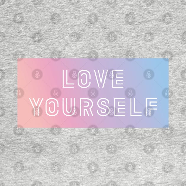 BTS LOVE YOURSELF PASTEL GRADIENT by YoshFridays